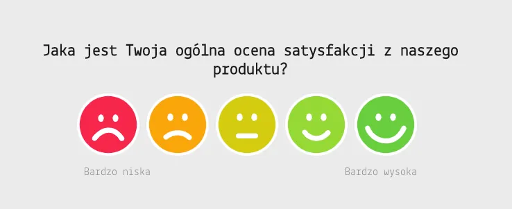 Przyjazna forma oceny ogólnej satysfakcji klienta – buźki i gwiazdki
