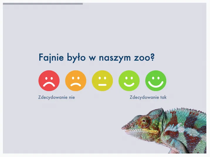 Skala Likerta w formie graficznej (buźki)