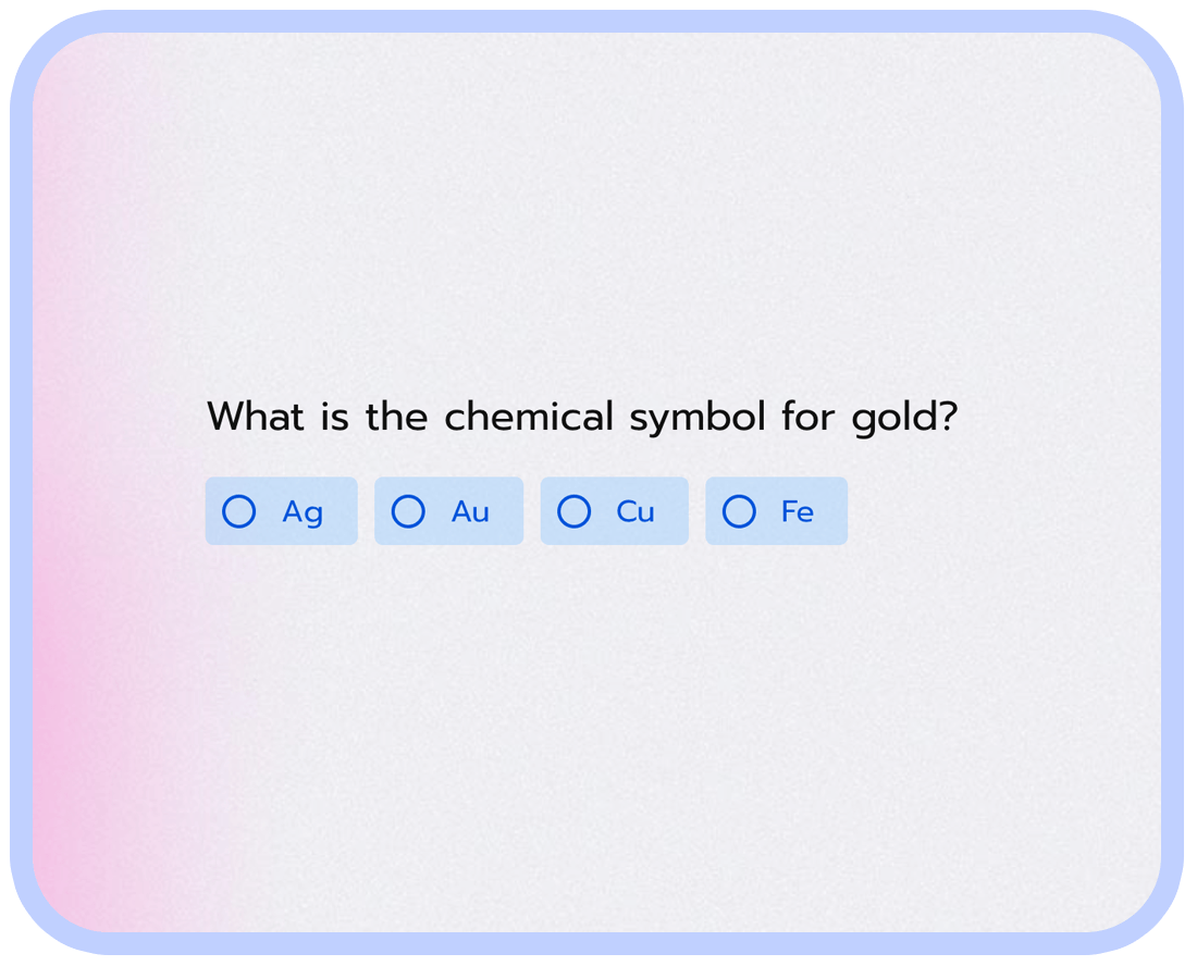 Quiz wygenerowany przez AI z pytaniami i punktacją