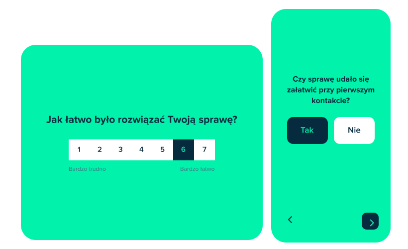 Ankieta po kontakcie z obsługą-Customer Effort Score