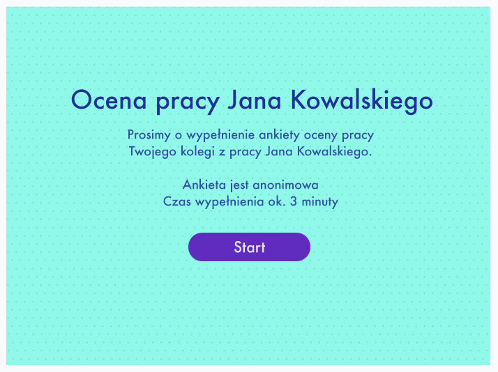 Ocena pracownika - wstęp do ankiety