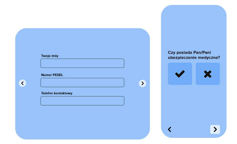 Formularz rejestracji pacjenta
