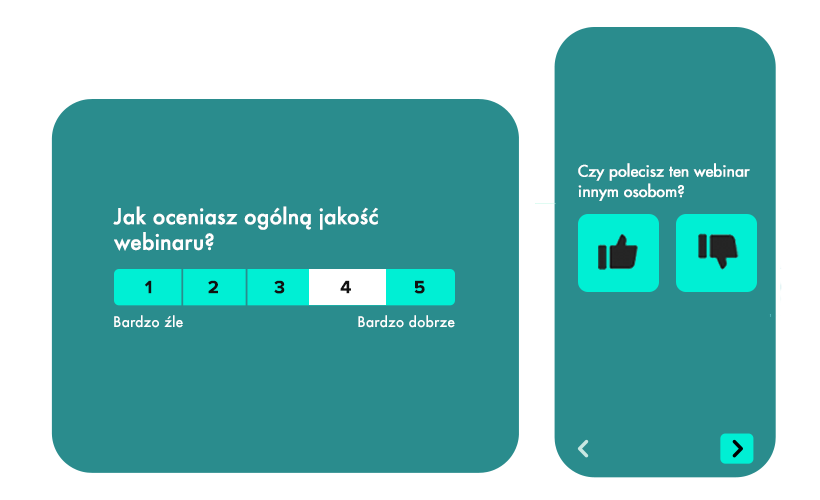 Ankieta ewaluacyjna po webinarze