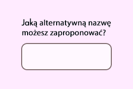 Ankieta dotycząca nazwy produktu