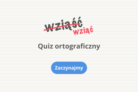 Quiz ortograficzny