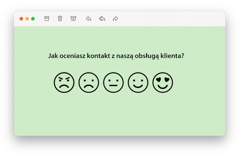 Ankieta e-mail przykład